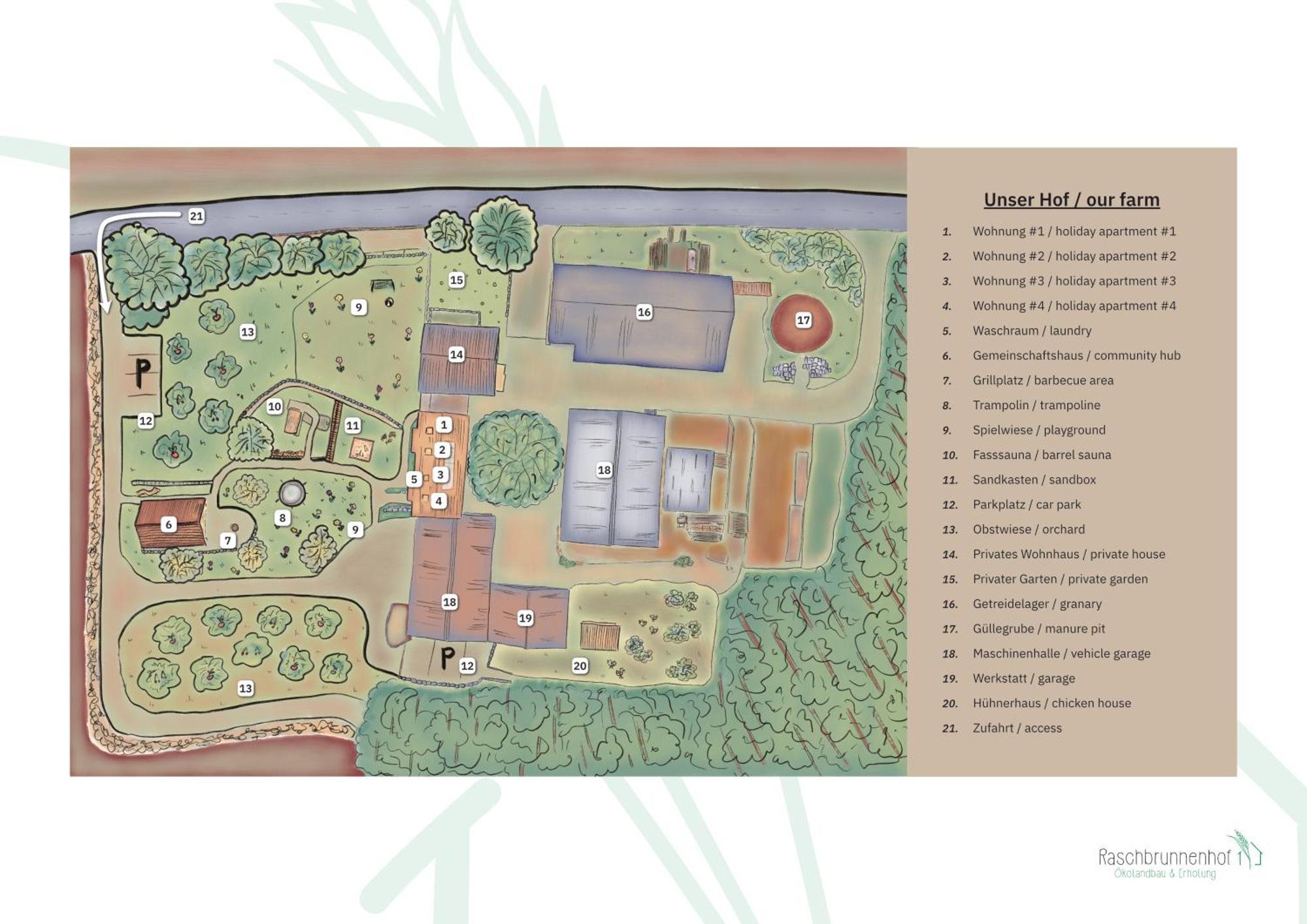 Apartmán Raschbrunnenhof - Oekolandbau & Erholung Haunsheim Exteriér fotografie