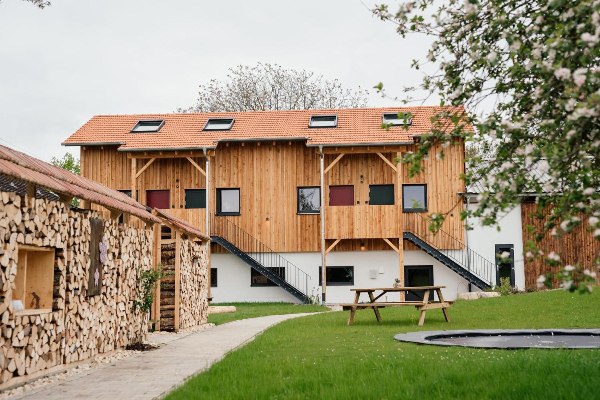 Apartmán Raschbrunnenhof - Oekolandbau & Erholung Haunsheim Exteriér fotografie